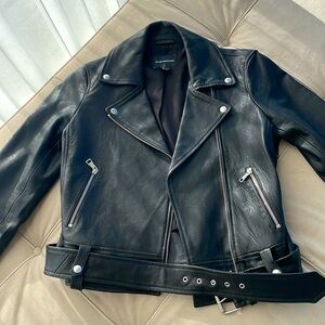 Leather Classic Moto Jacket.